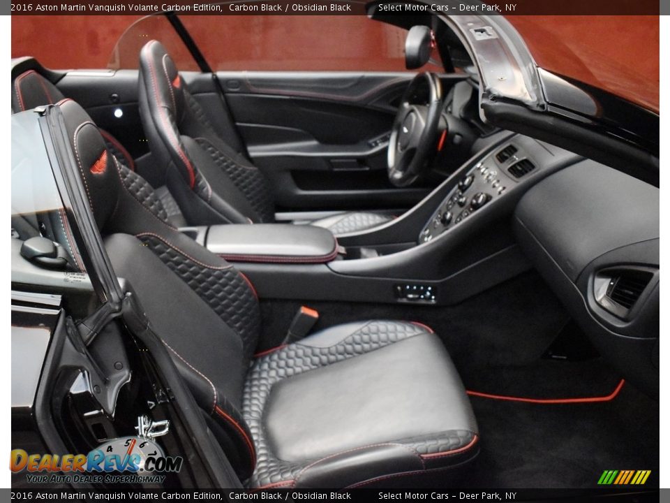 Front Seat of 2016 Aston Martin Vanquish Volante Carbon Edition Photo #18