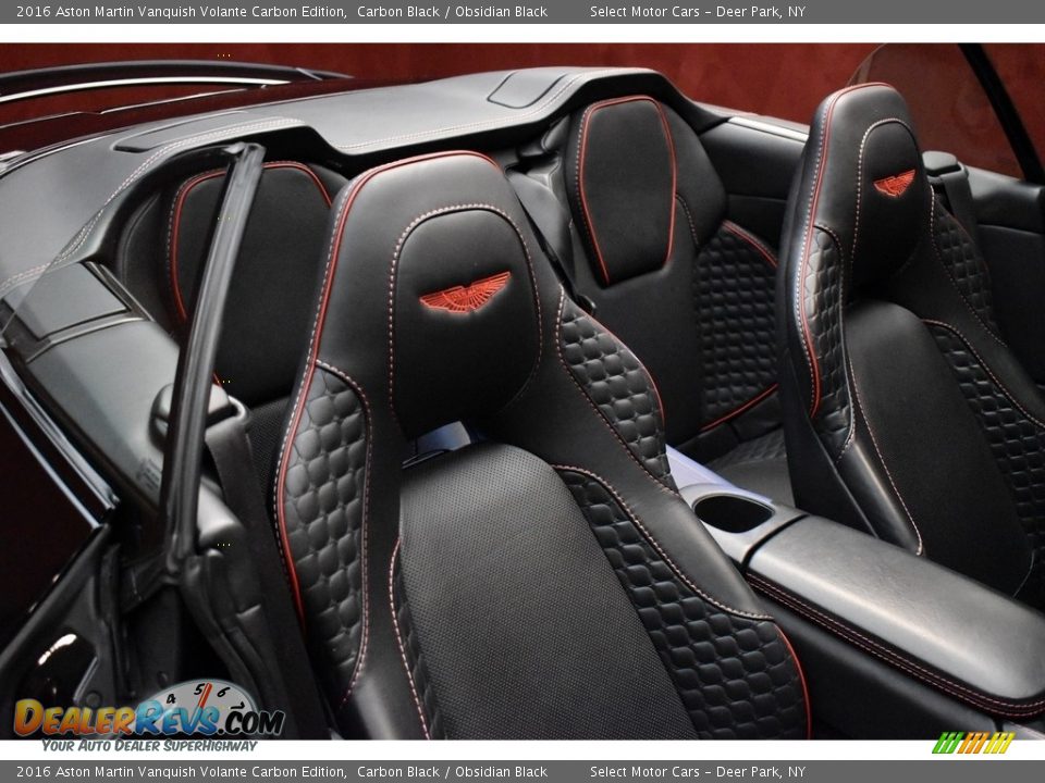 Front Seat of 2016 Aston Martin Vanquish Volante Carbon Edition Photo #19