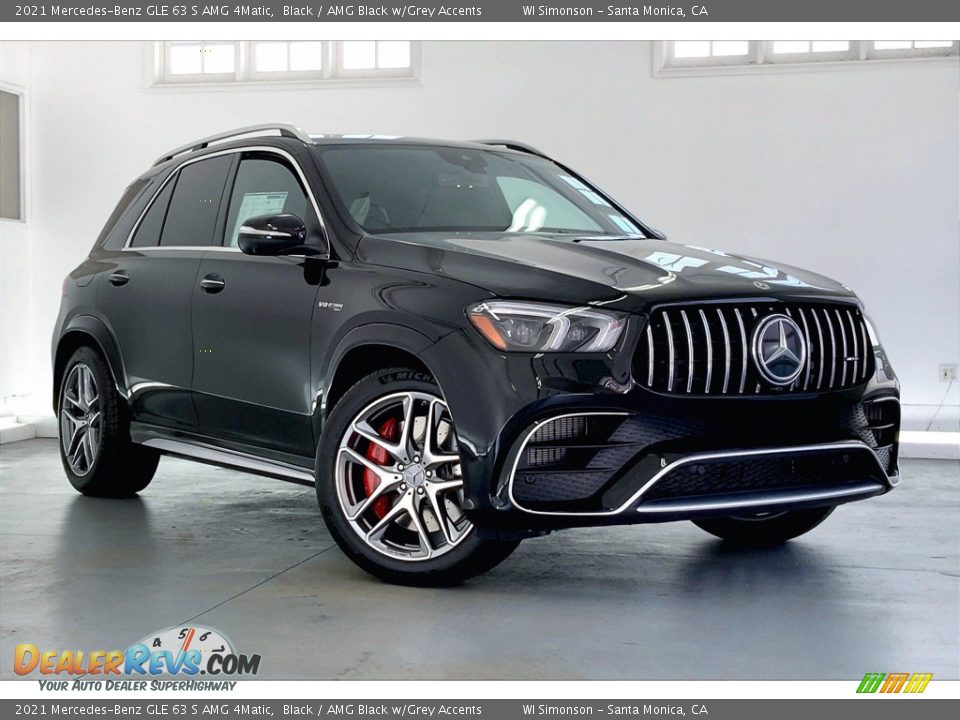 2021 Mercedes-Benz GLE 63 S AMG 4Matic Black / AMG Black w/Grey Accents Photo #12