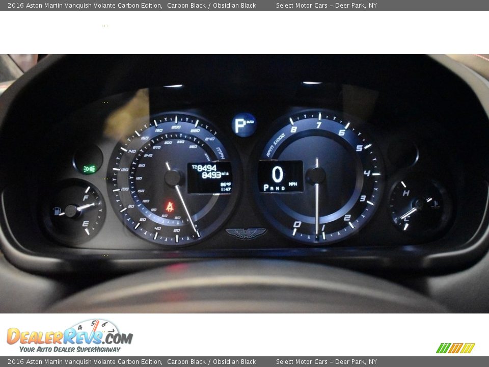 2016 Aston Martin Vanquish Volante Carbon Edition Gauges Photo #25