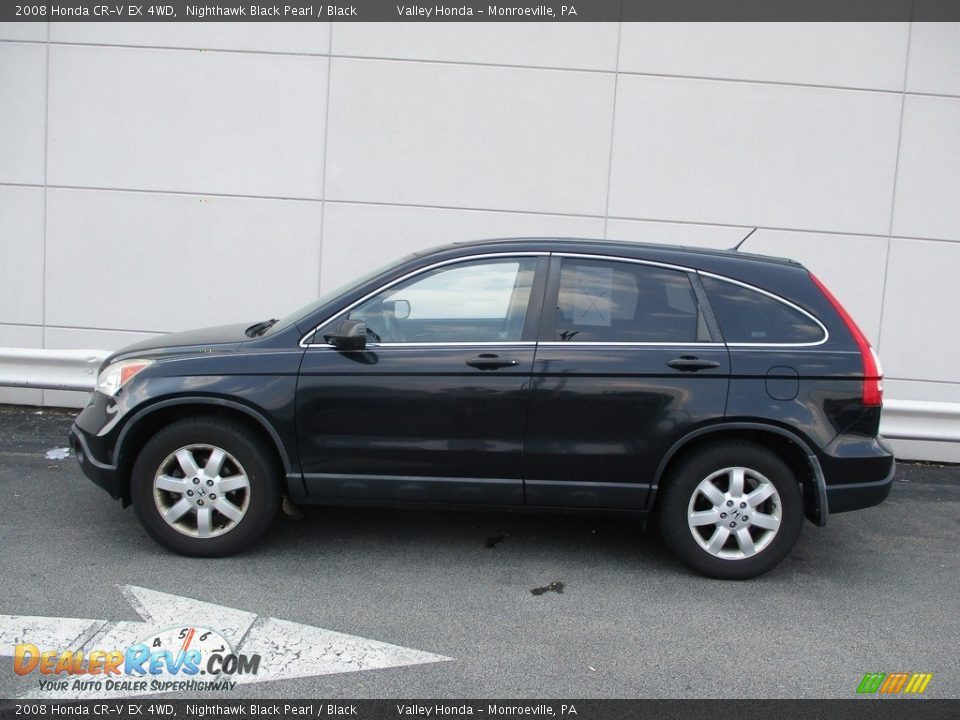 2008 Honda CR-V EX 4WD Nighthawk Black Pearl / Black Photo #2