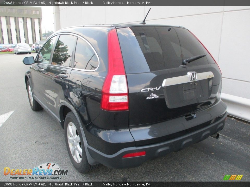 2008 Honda CR-V EX 4WD Nighthawk Black Pearl / Black Photo #3