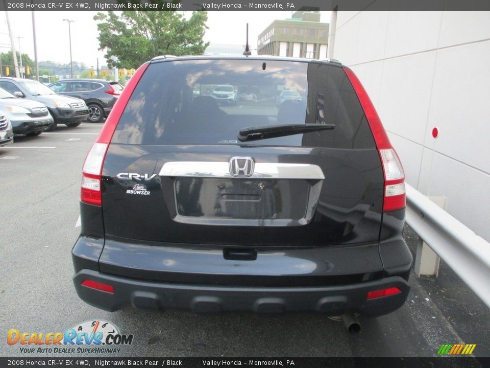 2008 Honda CR-V EX 4WD Nighthawk Black Pearl / Black Photo #4