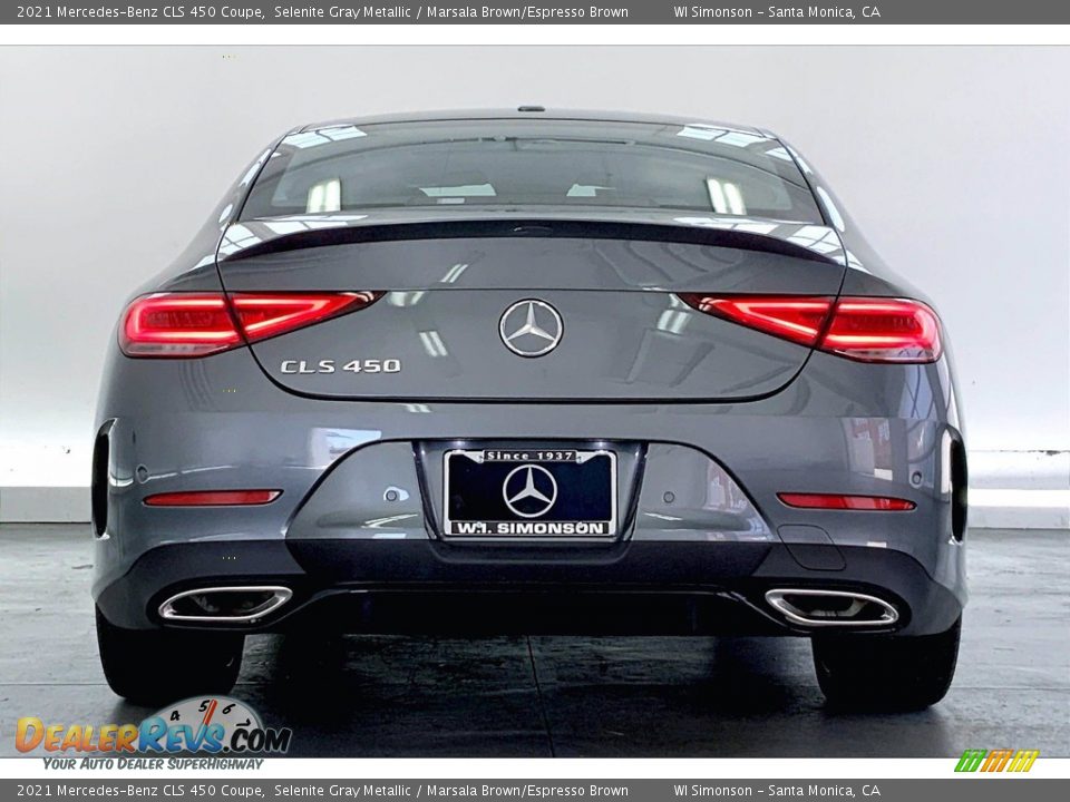 2021 Mercedes-Benz CLS 450 Coupe Selenite Gray Metallic / Marsala Brown/Espresso Brown Photo #3