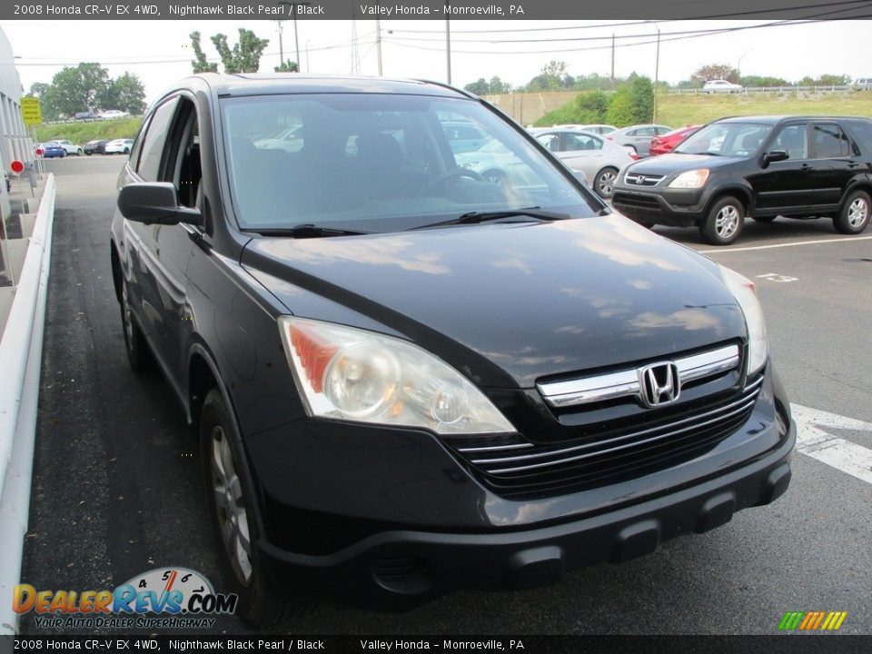 2008 Honda CR-V EX 4WD Nighthawk Black Pearl / Black Photo #6