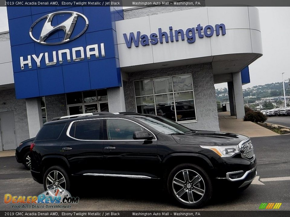 2019 GMC Acadia Denali AWD Ebony Twilight Metallic / Jet Black Photo #2