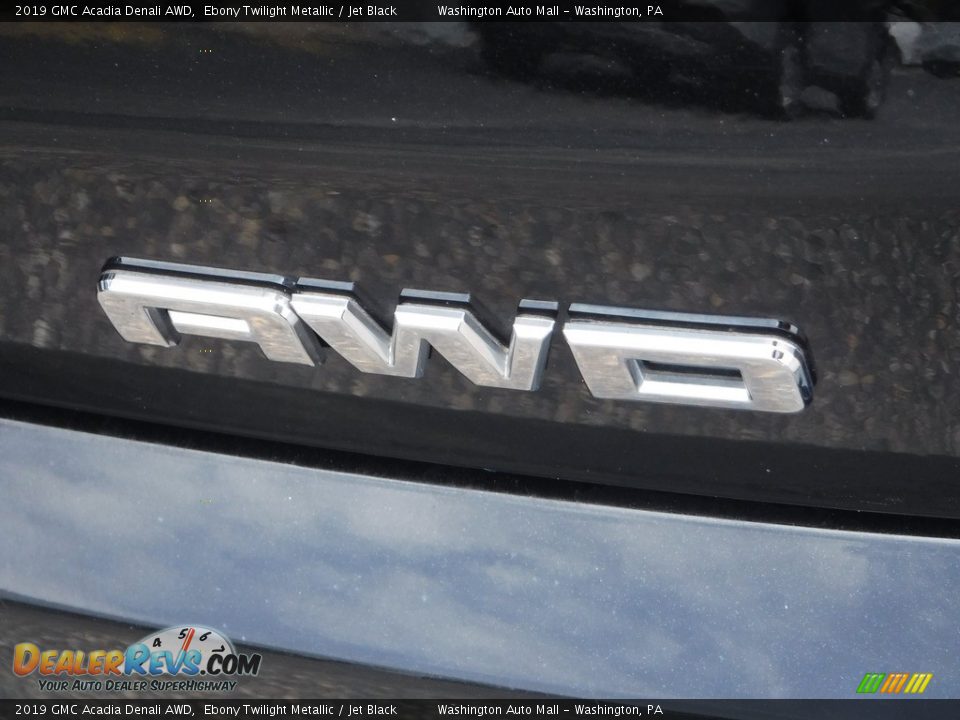 2019 GMC Acadia Denali AWD Ebony Twilight Metallic / Jet Black Photo #10