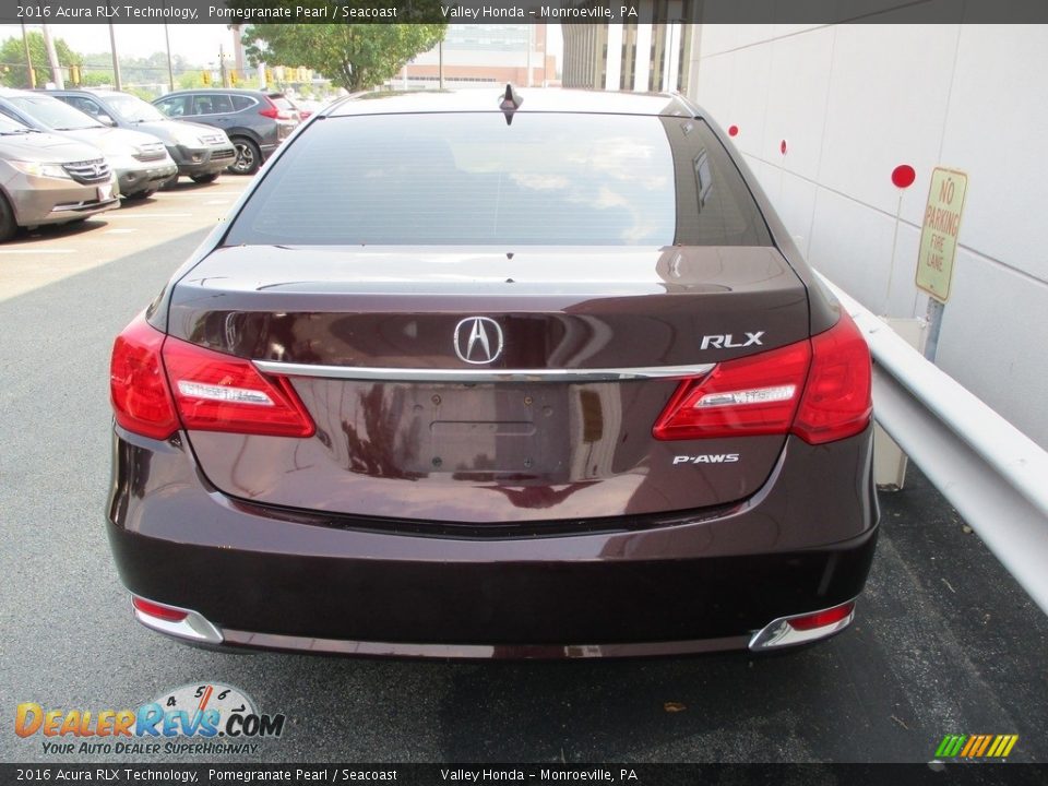 Pomegranate Pearl 2016 Acura RLX Technology Photo #4