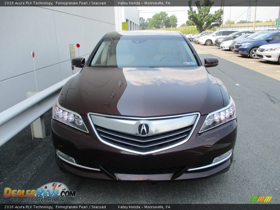 2016 Acura RLX Technology Pomegranate Pearl / Seacoast Photo #8