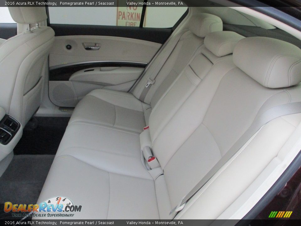 Rear Seat of 2016 Acura RLX Technology Photo #13