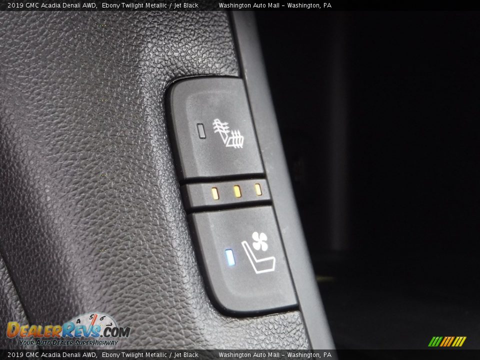2019 GMC Acadia Denali AWD Ebony Twilight Metallic / Jet Black Photo #22