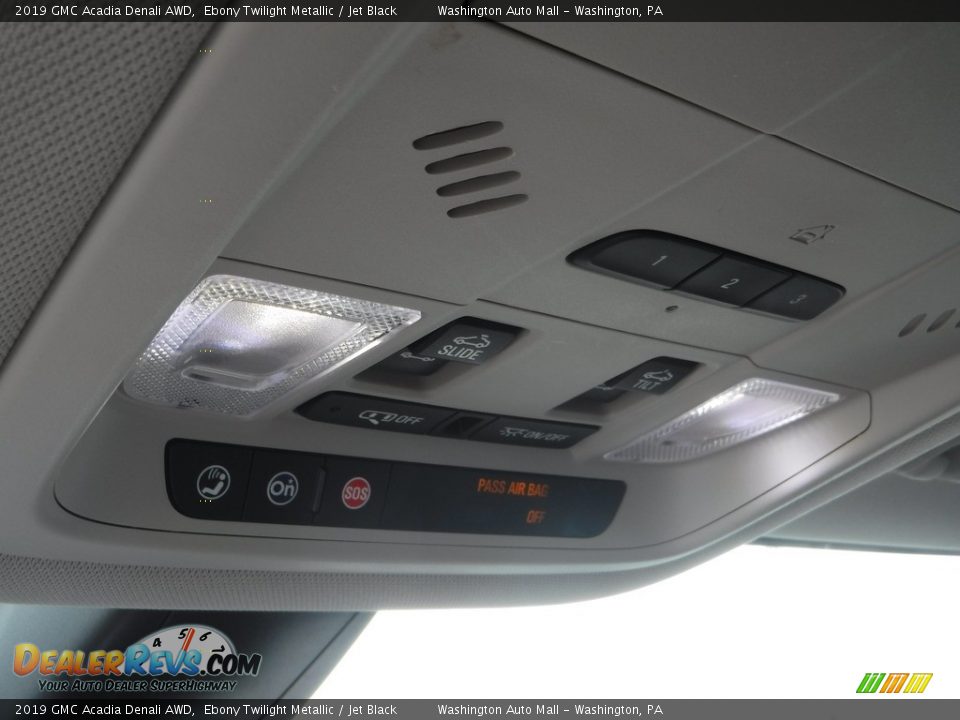2019 GMC Acadia Denali AWD Ebony Twilight Metallic / Jet Black Photo #23