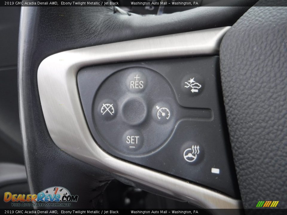 2019 GMC Acadia Denali AWD Ebony Twilight Metallic / Jet Black Photo #24