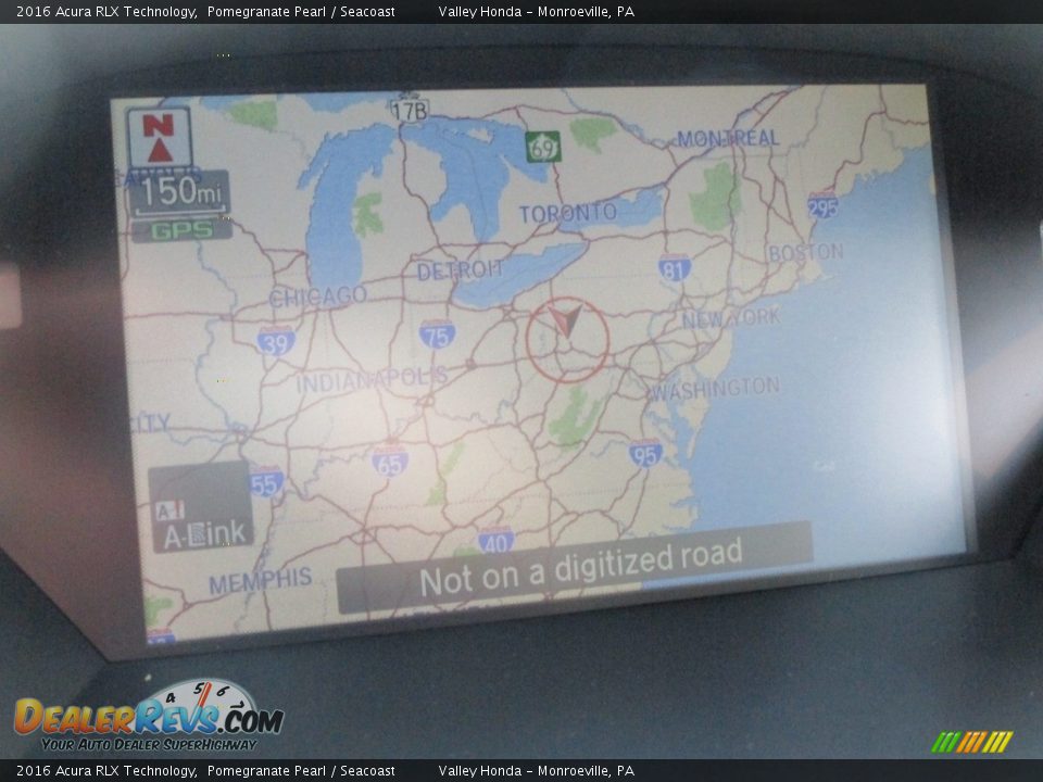 Navigation of 2016 Acura RLX Technology Photo #15