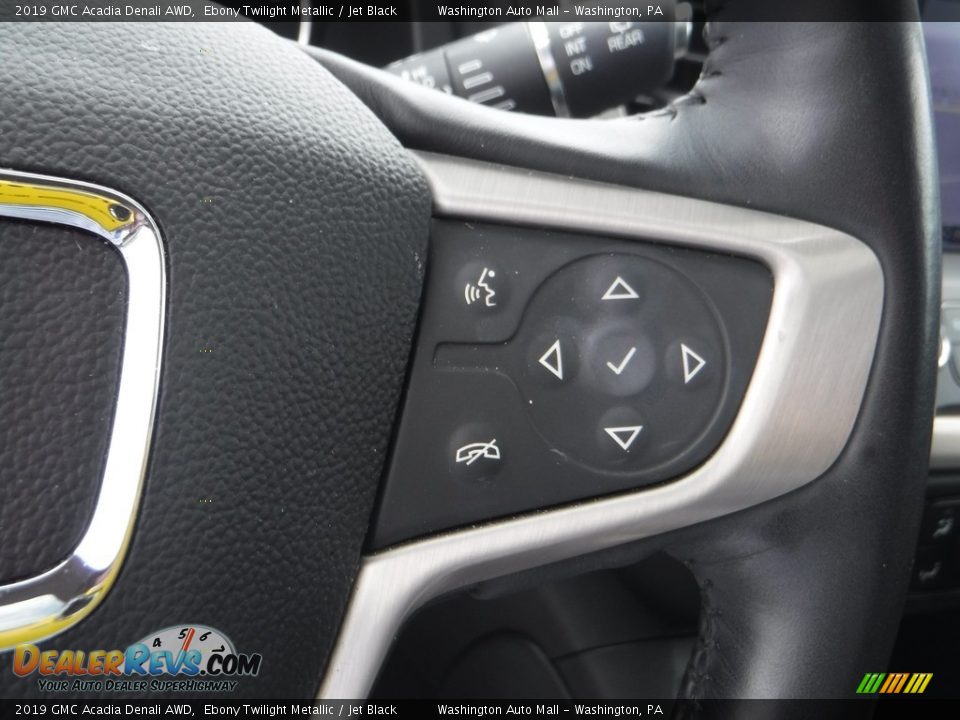 2019 GMC Acadia Denali AWD Ebony Twilight Metallic / Jet Black Photo #25