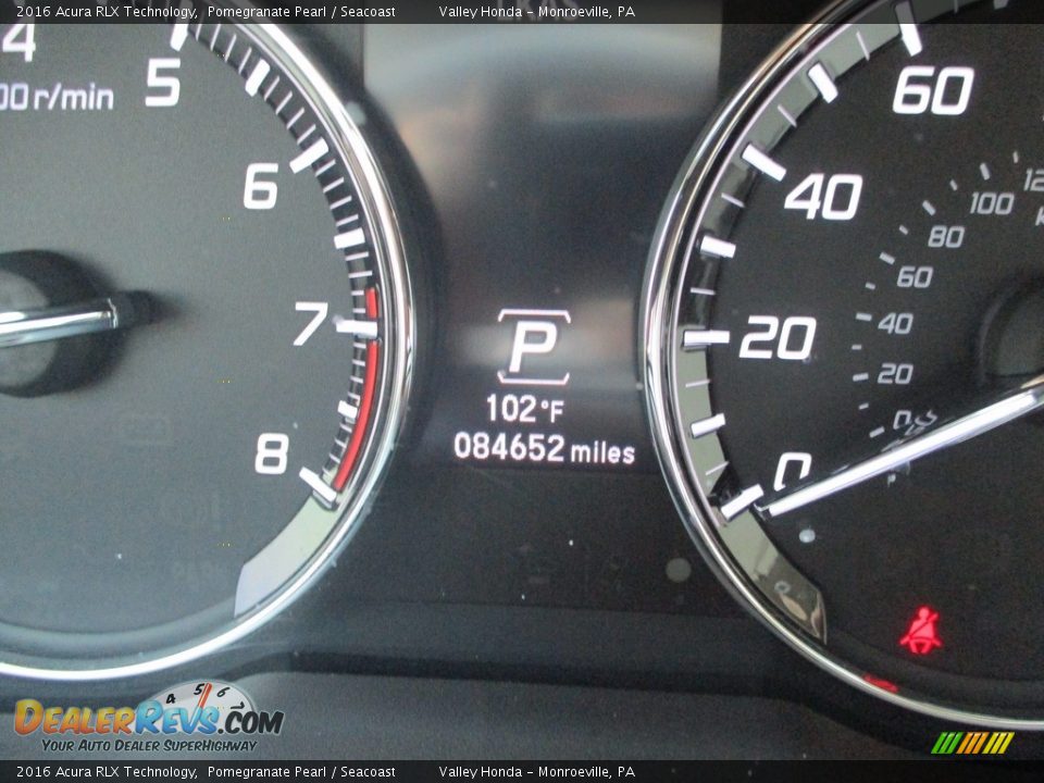 2016 Acura RLX Technology Pomegranate Pearl / Seacoast Photo #20