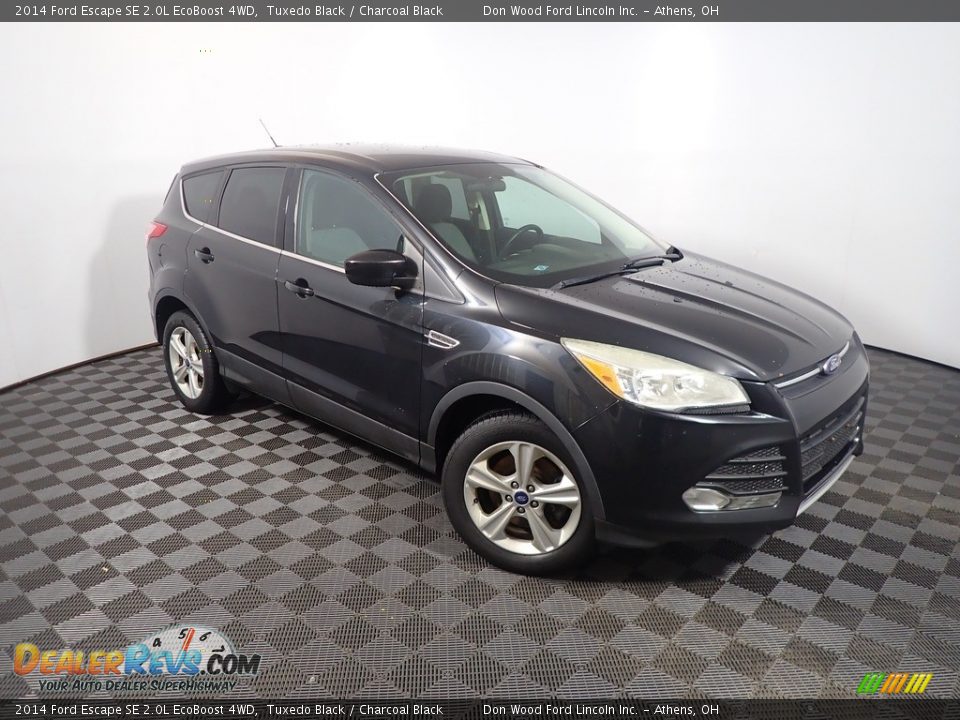 2014 Ford Escape SE 2.0L EcoBoost 4WD Tuxedo Black / Charcoal Black Photo #3