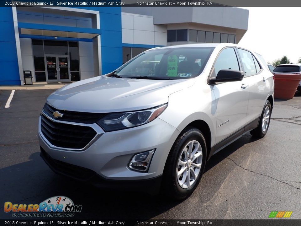 2018 Chevrolet Equinox LS Silver Ice Metallic / Medium Ash Gray Photo #2