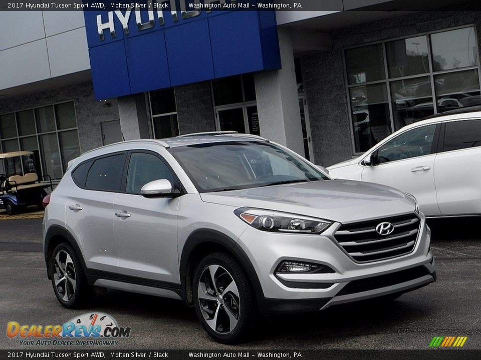 2017 Hyundai Tucson Sport AWD Molten Silver / Black Photo #1