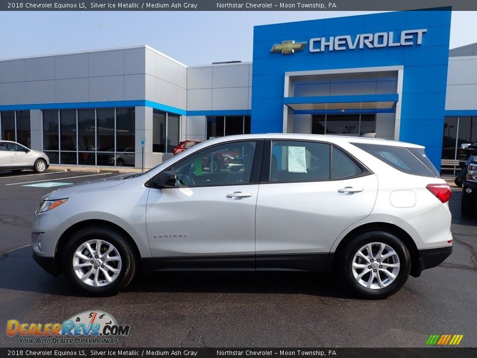 2018 Chevrolet Equinox LS Silver Ice Metallic / Medium Ash Gray Photo #3