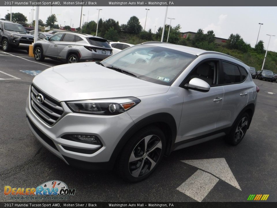 2017 Hyundai Tucson Sport AWD Molten Silver / Black Photo #4