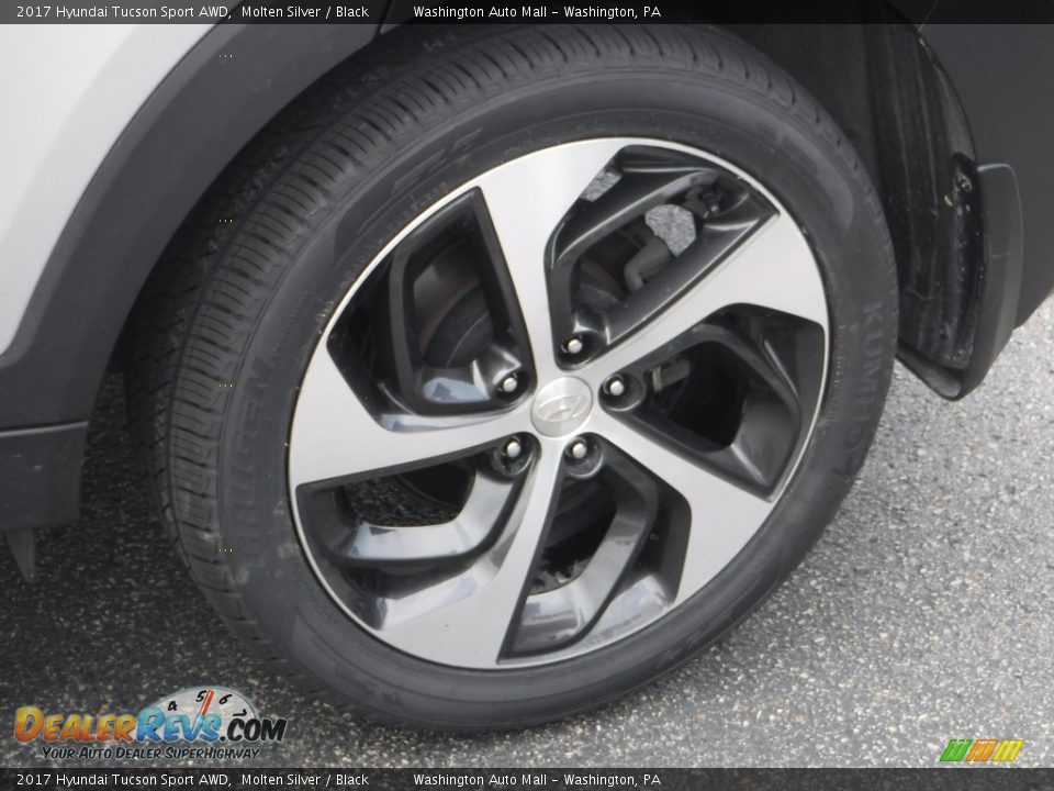 2017 Hyundai Tucson Sport AWD Molten Silver / Black Photo #6