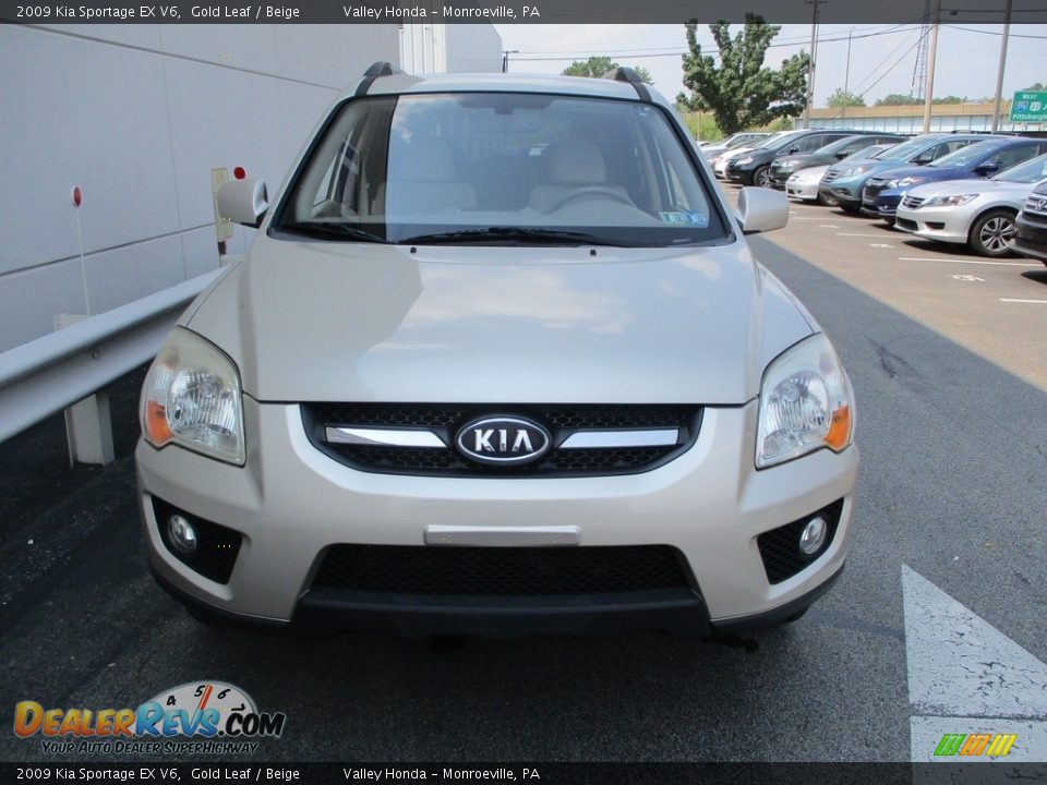 2009 Kia Sportage EX V6 Gold Leaf / Beige Photo #8