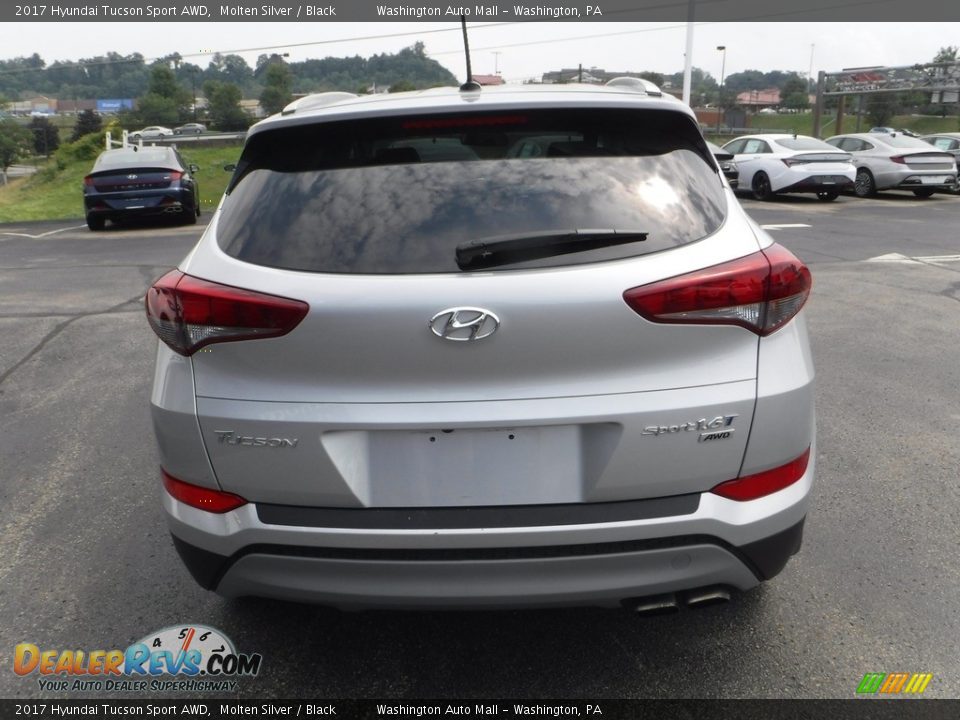 2017 Hyundai Tucson Sport AWD Molten Silver / Black Photo #8