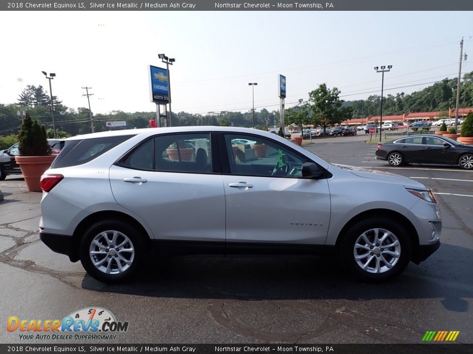 2018 Chevrolet Equinox LS Silver Ice Metallic / Medium Ash Gray Photo #10