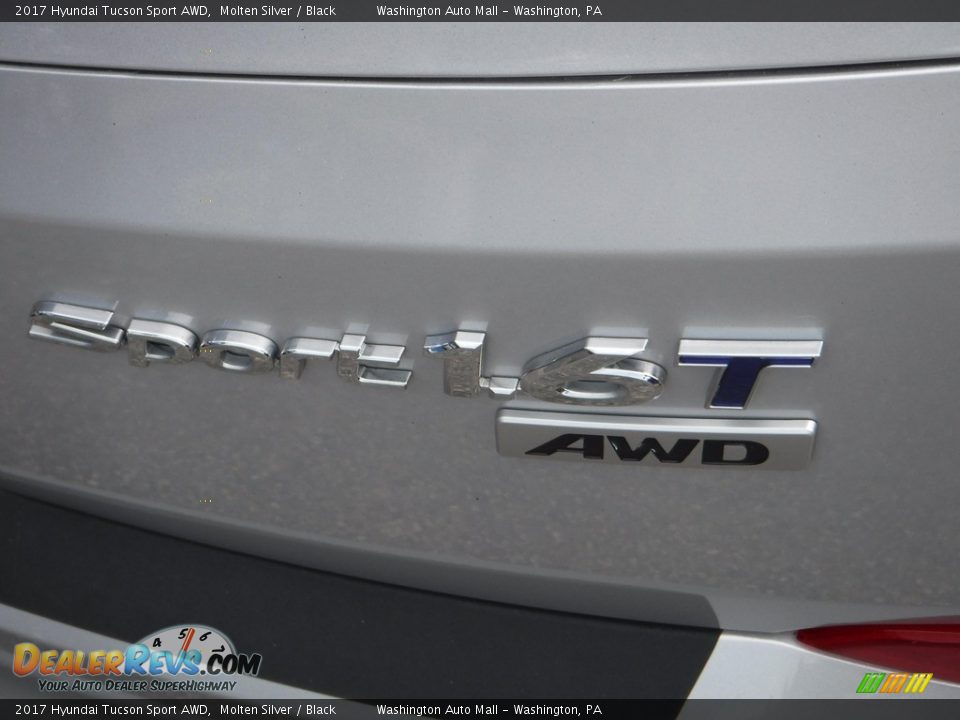 2017 Hyundai Tucson Sport AWD Molten Silver / Black Photo #9