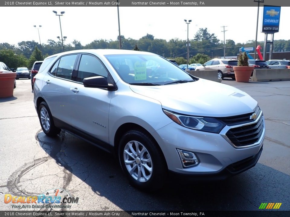 2018 Chevrolet Equinox LS Silver Ice Metallic / Medium Ash Gray Photo #11