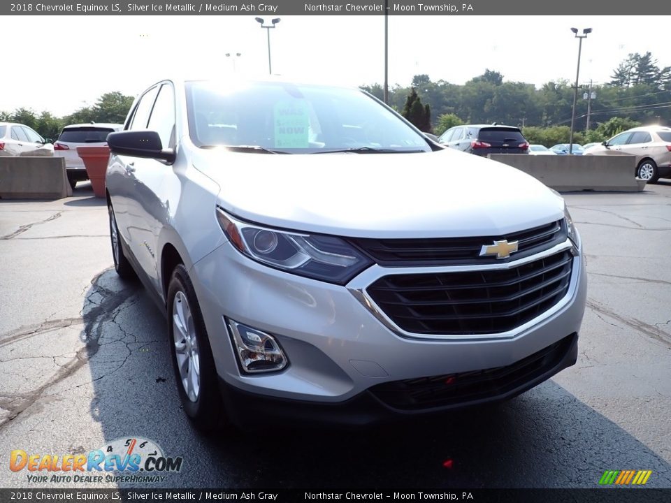 2018 Chevrolet Equinox LS Silver Ice Metallic / Medium Ash Gray Photo #12