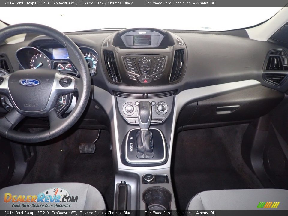 2014 Ford Escape SE 2.0L EcoBoost 4WD Tuxedo Black / Charcoal Black Photo #24