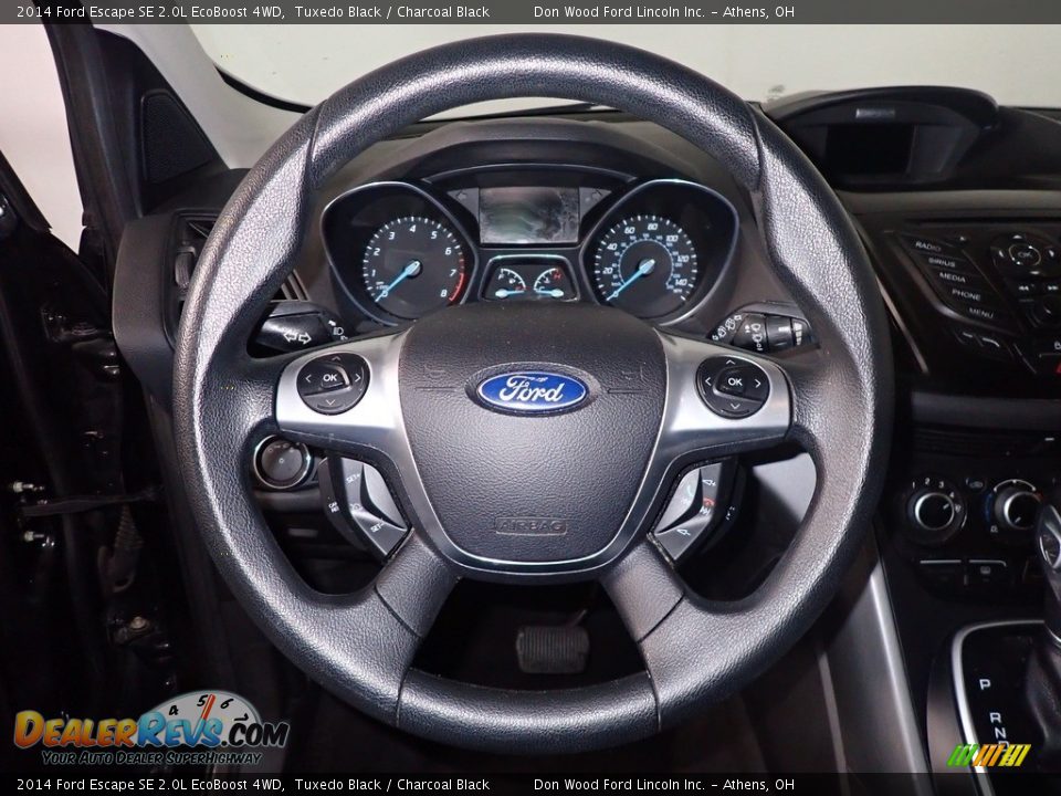 2014 Ford Escape SE 2.0L EcoBoost 4WD Tuxedo Black / Charcoal Black Photo #26