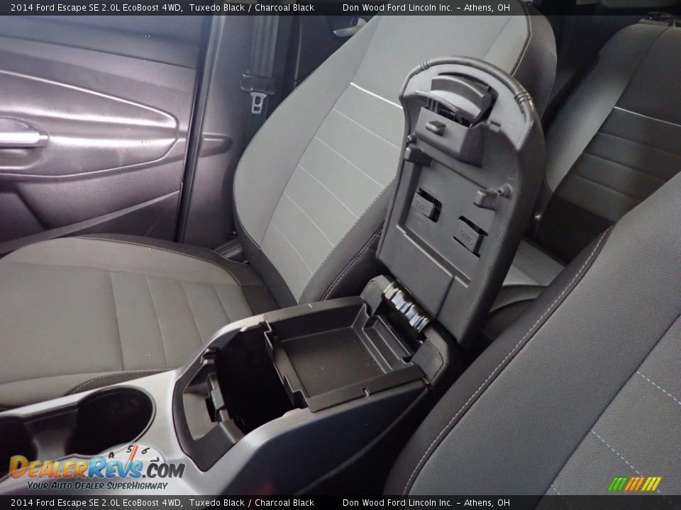 2014 Ford Escape SE 2.0L EcoBoost 4WD Tuxedo Black / Charcoal Black Photo #32