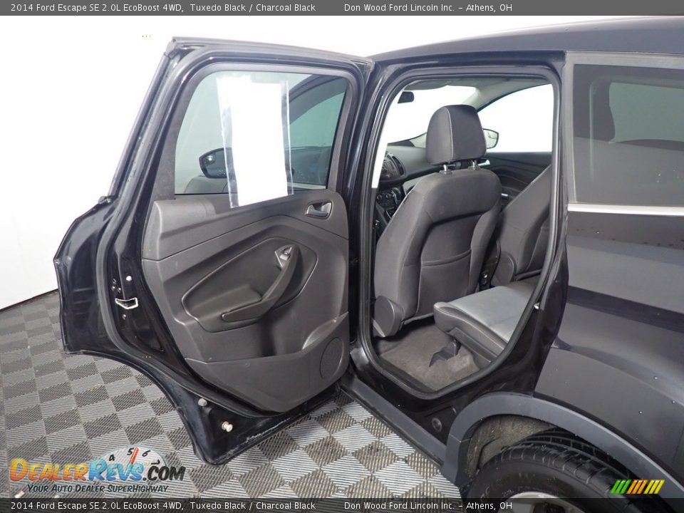 2014 Ford Escape SE 2.0L EcoBoost 4WD Tuxedo Black / Charcoal Black Photo #33