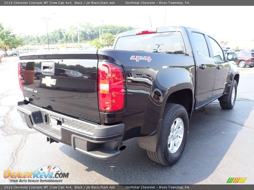 2019 Chevrolet Colorado WT Crew Cab 4x4 Black / Jet Black/Dark Ash Photo #7