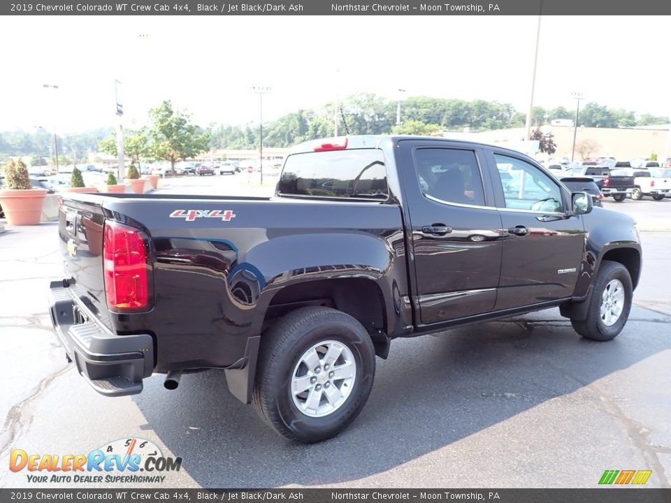 2019 Chevrolet Colorado WT Crew Cab 4x4 Black / Jet Black/Dark Ash Photo #8