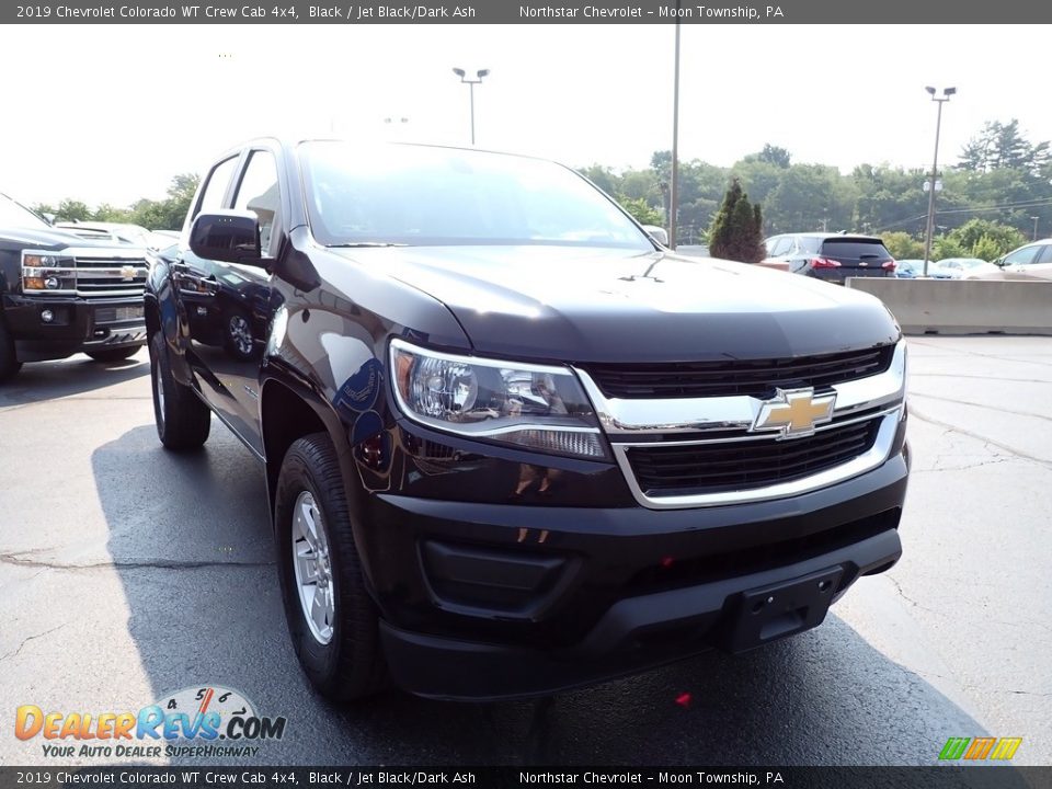 2019 Chevrolet Colorado WT Crew Cab 4x4 Black / Jet Black/Dark Ash Photo #11