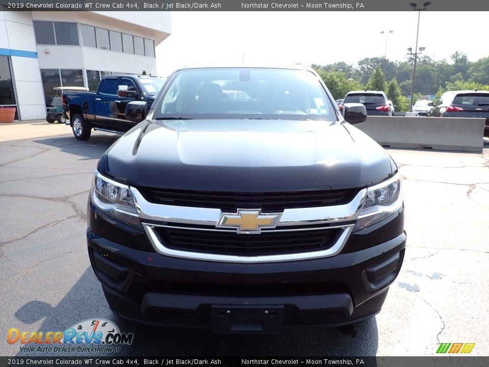 2019 Chevrolet Colorado WT Crew Cab 4x4 Black / Jet Black/Dark Ash Photo #12