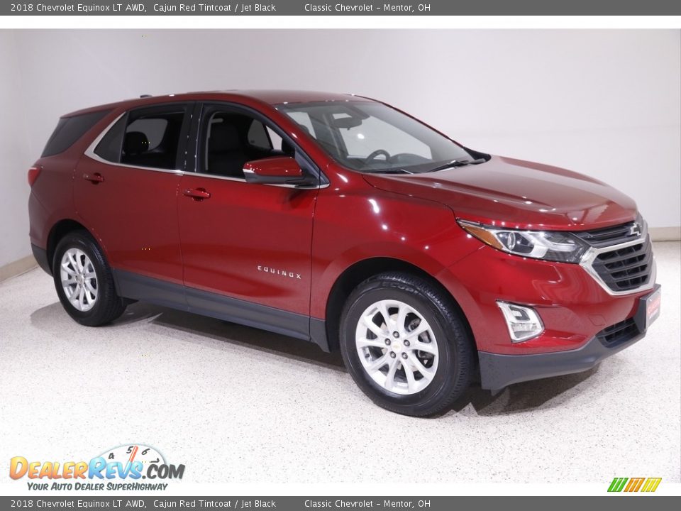 2018 Chevrolet Equinox LT AWD Cajun Red Tintcoat / Jet Black Photo #1