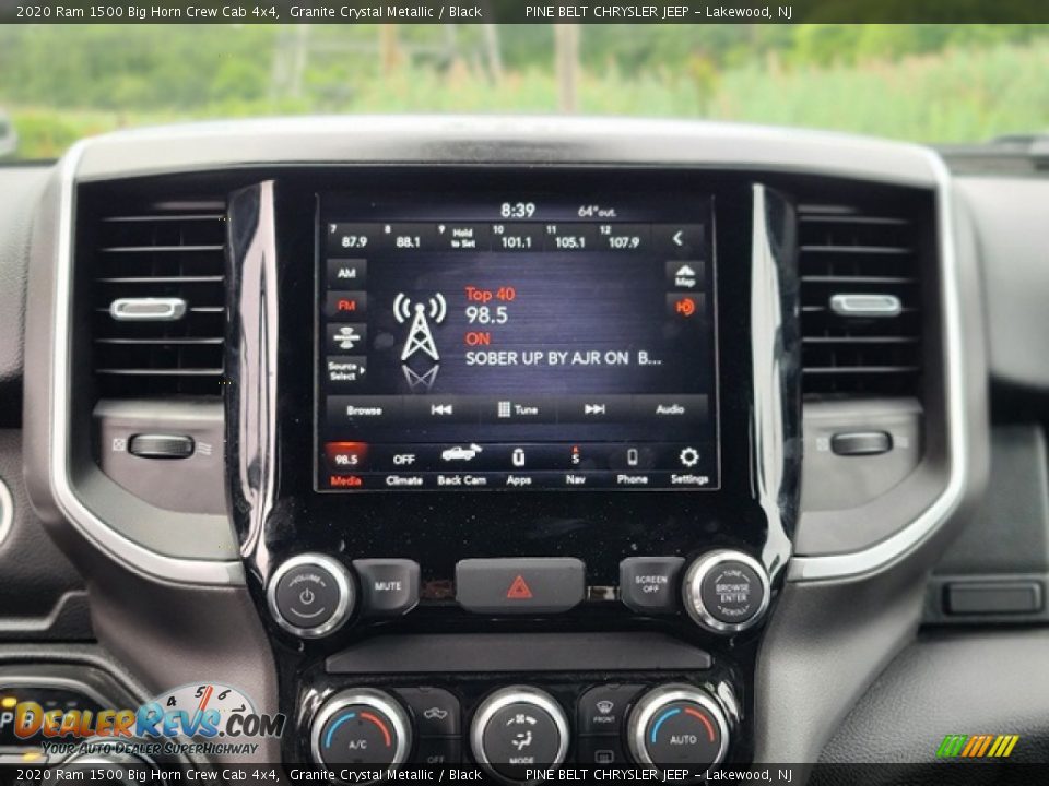 2020 Ram 1500 Big Horn Crew Cab 4x4 Granite Crystal Metallic / Black Photo #6