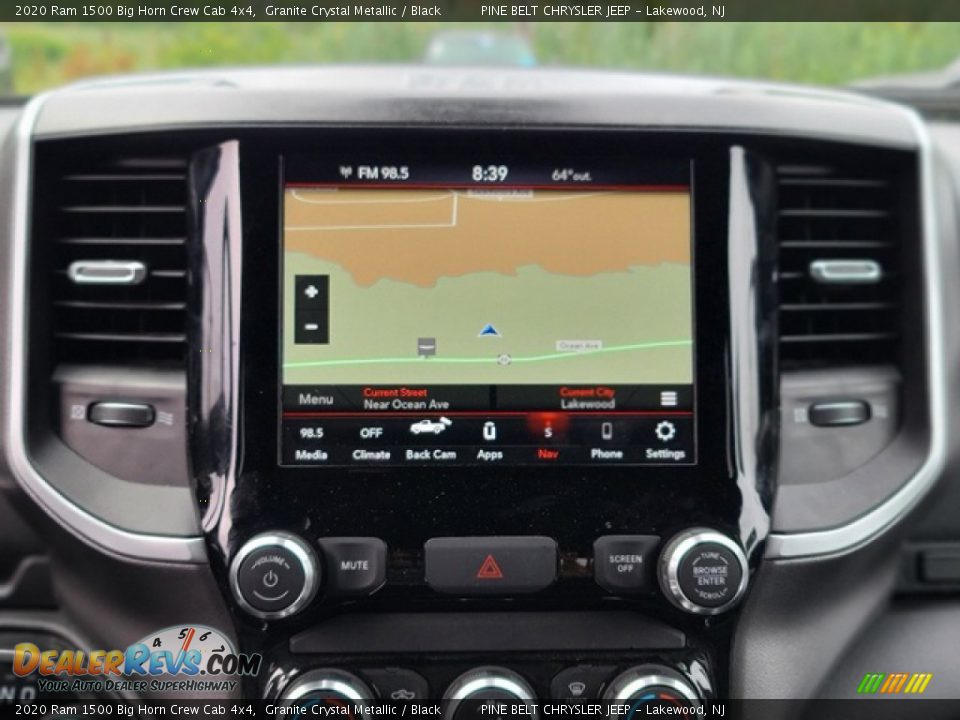 2020 Ram 1500 Big Horn Crew Cab 4x4 Granite Crystal Metallic / Black Photo #7