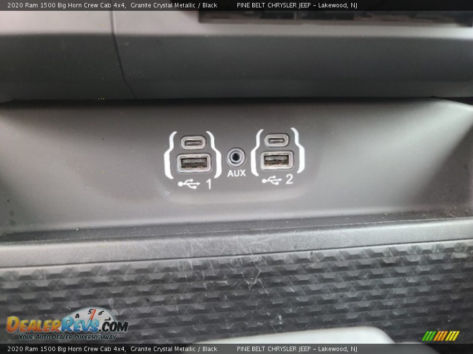 2020 Ram 1500 Big Horn Crew Cab 4x4 Granite Crystal Metallic / Black Photo #12
