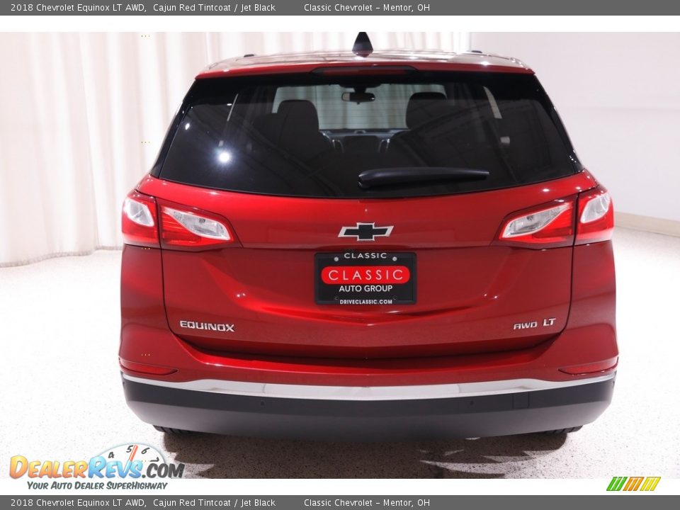 2018 Chevrolet Equinox LT AWD Cajun Red Tintcoat / Jet Black Photo #16