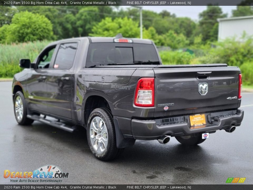 2020 Ram 1500 Big Horn Crew Cab 4x4 Granite Crystal Metallic / Black Photo #18