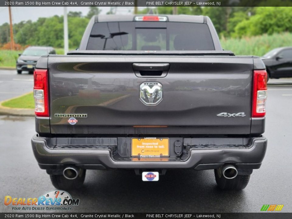 2020 Ram 1500 Big Horn Crew Cab 4x4 Granite Crystal Metallic / Black Photo #19