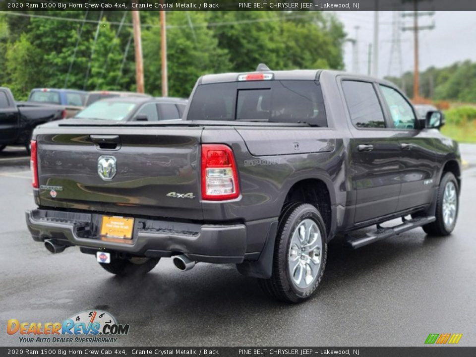 2020 Ram 1500 Big Horn Crew Cab 4x4 Granite Crystal Metallic / Black Photo #20