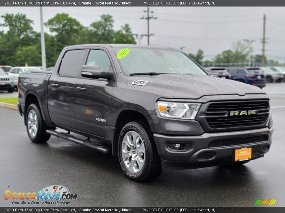 2020 Ram 1500 Big Horn Crew Cab 4x4 Granite Crystal Metallic / Black Photo #22