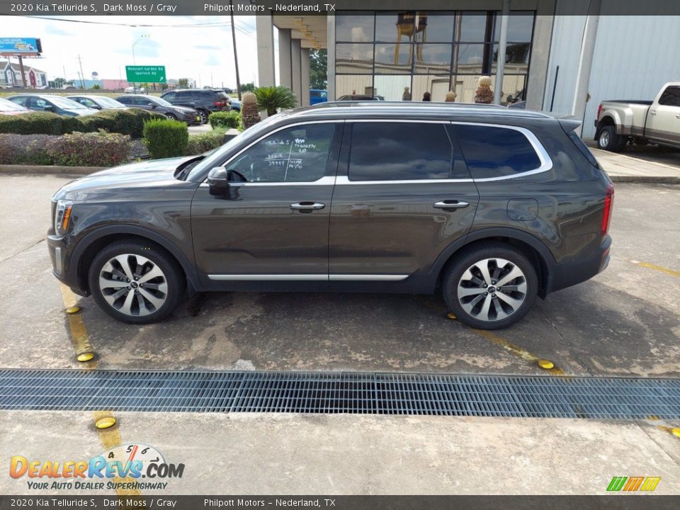 2020 Kia Telluride S Dark Moss / Gray Photo #4